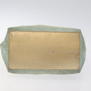 GUCCI GG Canvas Tote Bag Light Blue Gold 002 1099 Auth ti3205-5