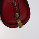 LOUIS VUITTON Epi Dauphine PM Pouch Castilian Red M48447 LV Auth ti3225-8