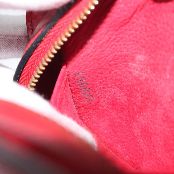 LOUIS VUITTON Epi Dauphine PM Pouch Castilian Red M48447 LV Auth ti3225