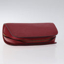 LOUIS VUITTON Epi Dauphine PM Pouch Castilian Red M48447 LV Auth ti3225-5