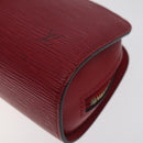 LOUIS VUITTON Epi Dauphine PM Pouch Castilian Red M48447 LV Auth ti3225-7