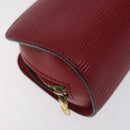 LOUIS VUITTON Epi Dauphine PM Pouch Castilian Red M48447 LV Auth ti3225-14