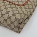 GUCCI GG Supreme Web Sherry Line Tote Bag PVC Beige Gold 39 002 4487 Auth ti3236-10