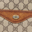 GUCCI GG Supreme Web Sherry Line Tote Bag PVC Beige Gold 39 002 4487 Auth ti3236-14