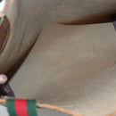 GUCCI GG Supreme Web Sherry Line Tote Bag PVC Beige Gold 39 002 4487 Auth ti3236-16