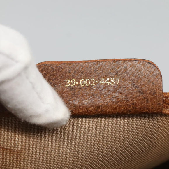 GUCCI GG Supreme Web Sherry Line Tote Bag PVC Beige Gold 39 002 4487 Auth ti3236