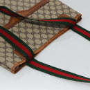 GUCCI GG Supreme Web Sherry Line Tote Bag PVC Beige Gold 39 002 4487 Auth ti3236-6