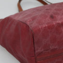GUCCI GG Canvas Tote Bag Nylon Pink Silver 282439 Auth ti3238-16