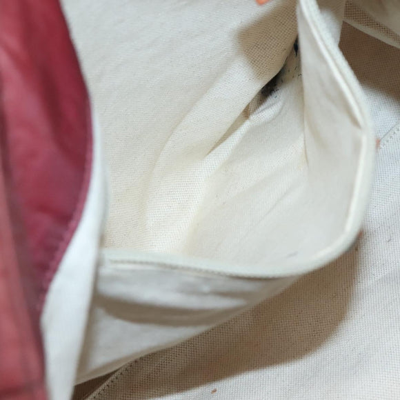 GUCCI GG Canvas Tote Bag Nylon Pink Silver 282439 Auth ti3238