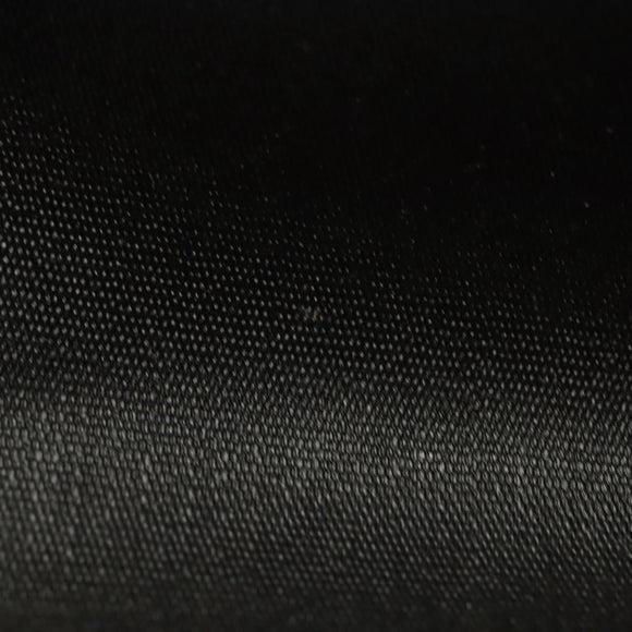 Christian Dior Clutch Bag PVC Black Gold Auth ti3240