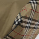 BURBERRY Nova Check Blue Label Tote Bag Nylon Beige Silver Auth ti3241-13