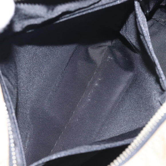 BURBERRY Nova Check Blue Label Tote Bag Nylon Beige Silver Auth ti3241