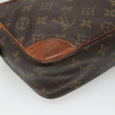 LOUIS VUITTON Monogram Compiegne 28 Clutch Bag M51845 LV Auth ti3246-17