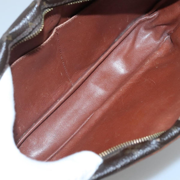 LOUIS VUITTON Monogram Compiegne 28 Clutch Bag M51845 LV Auth ti3246