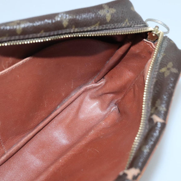 LOUIS VUITTON Monogram Compiegne 28 Clutch Bag M51845 LV Auth ti3246