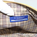 BURBERRY Blue Label Shoulder Bag Leather Yellow Gold Auth ti3250-10