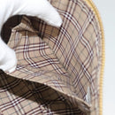 BURBERRY Blue Label Shoulder Bag Leather Yellow Gold Auth ti3250-12