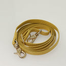 BURBERRY Blue Label Shoulder Bag Leather Yellow Gold Auth ti3250-19