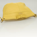 BURBERRY Blue Label Shoulder Bag Leather Yellow Gold Auth ti3250-5