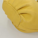 BURBERRY Blue Label Shoulder Bag Leather Yellow Gold Auth ti3250-14