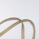 BURBERRY Nova Check Blue Label Tote Bag Nylon Beige Silver Auth ti3252-8