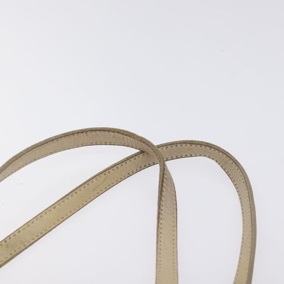 BURBERRY Nova Check Blue Label Tote Bag Nylon Beige Silver Auth ti3252