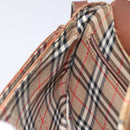 BURBERRY Shoulder Bag Leather Brown Gold Auth ti3255-19