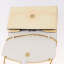 BALLY Schultertasche Kette Lackleder Gelbgold Auth ti3256-27