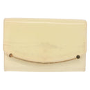 BALLY Schultertasche Kette Lackleder Gelbgold Auth ti3256-13