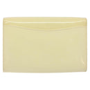 BALLY Chain Shoulder Bag Patent Leather Yellow Gold Auth ti3256-2