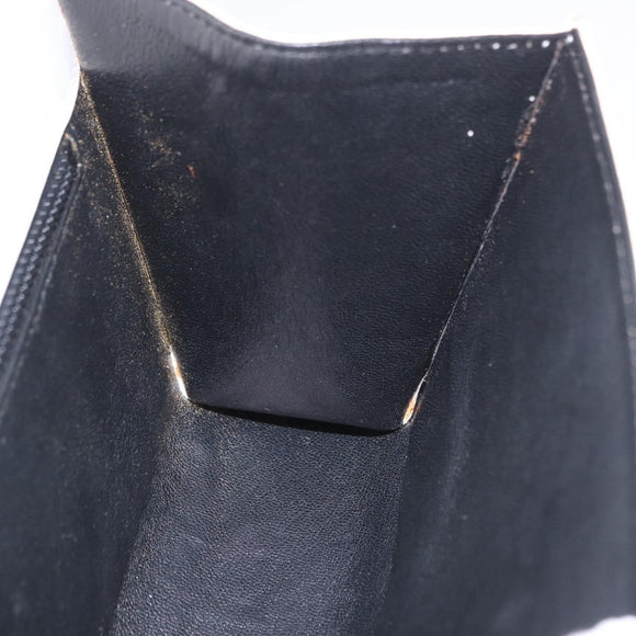 BALLY Schultertasche Kette Lackleder Gelbgold Auth ti3256