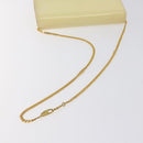 BALLY Chain Shoulder Bag Patent Leather Yellow Gold Auth ti3256-7
