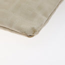 FENDI Zucca Canvas Hand Bag Beige Brown Auth ti3258-14