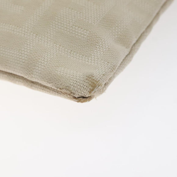 FENDI Zucca Canvas Hand Bag Beige Brown Auth ti3258