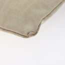 FENDI Zucca Canvas Hand Bag Beige Brown Auth ti3258-15