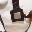 FENDI Zucca Canvas Hand Bag Beige Brown Auth ti3258-10