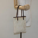 FENDI Zucca Canvas Hand Bag Beige Brown Auth ti3258-18