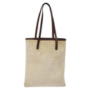 FENDI Zucca Canvas Hand Bag Beige Brown Auth ti3258-2