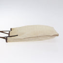 FENDI Zucca Canvas Hand Bag Beige Brown Auth ti3258-4