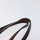 FENDI Zucca Canvas Hand Bag Beige Brown Auth ti3258-8