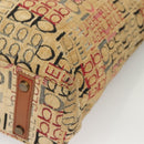 BURBERRY Blue Label Tote Bag Pile Beige Auth ti3259-14