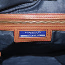 BURBERRY Blue Label Tote Bag Pile Beige Auth ti3259-10