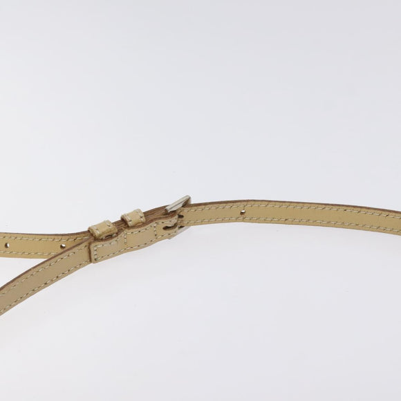 BURBERRY Nova Check Blue Label Shoulder Bag Nylon Red Silver Auth ti3261