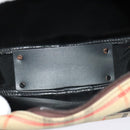 Burberrys Nova Check Shoulder Bag Canvas Beige Gold Auth ti3262-11
