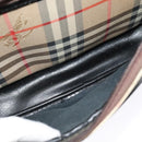 Burberrys Nova Check Shoulder Bag Canvas Beige Gold Auth ti3262-12