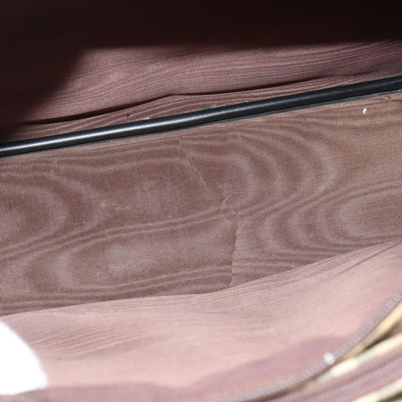 Burberrys Nova Check Shoulder Bag Canvas Beige Gold Auth ti3263