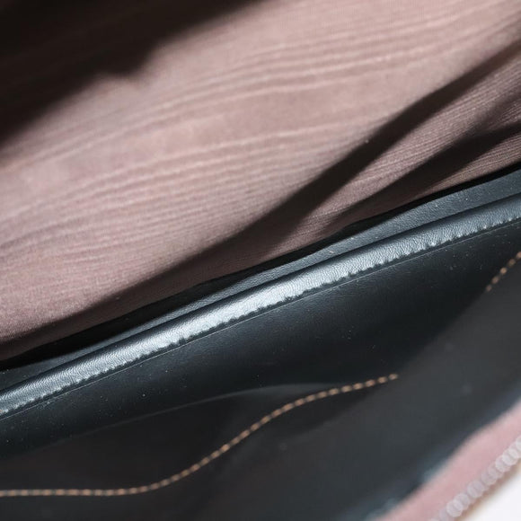 Burberrys Nova Check Shoulder Bag Canvas Beige Gold Auth ti3263