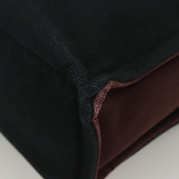 HERMES Fourre Tout MM Hand Bag Canvas Navy Auth ti3264