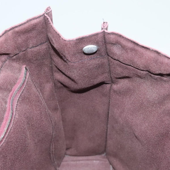 HERMES Fourre Tout MM Hand Bag Canvas Navy Auth ti3264