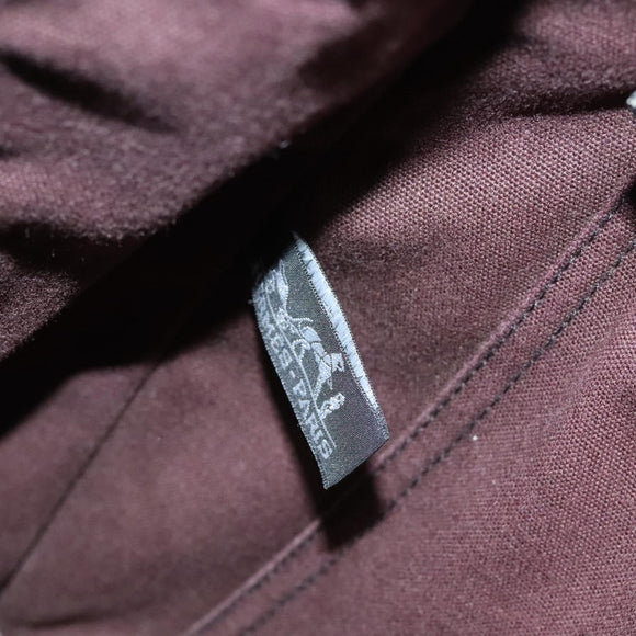 HERMES Fourre Tout MM Hand Bag Canvas Navy Auth ti3264